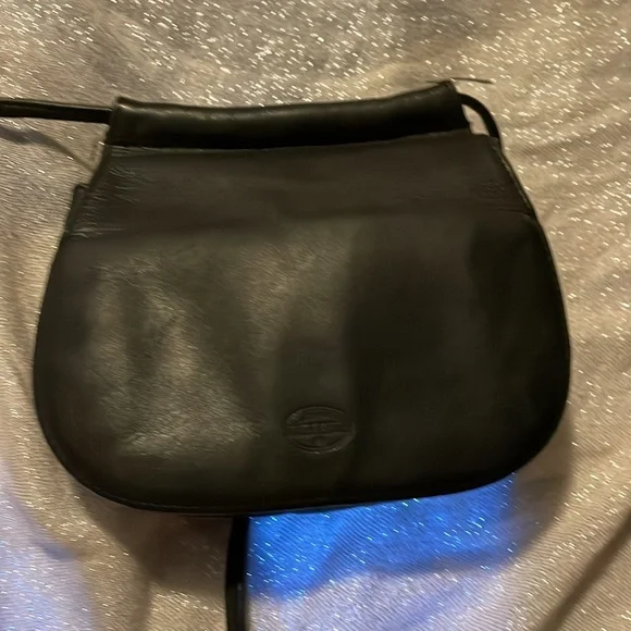 Fossil VINTAGE black leather crossbody - Picture 11 of 16